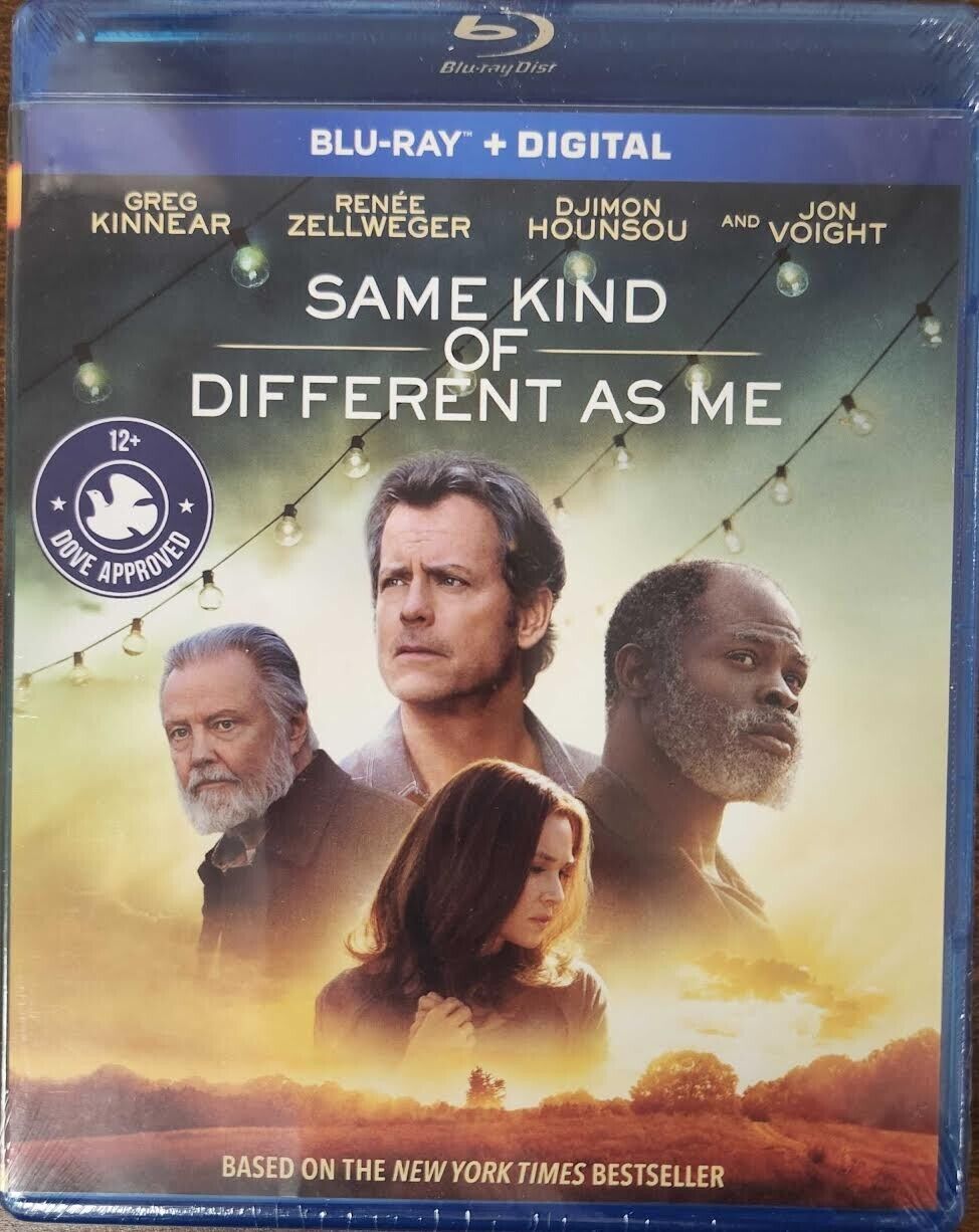 Same Kind of Different as Me (Blu-ray, 2017) NEW SEALED Drama Renee Zellweger