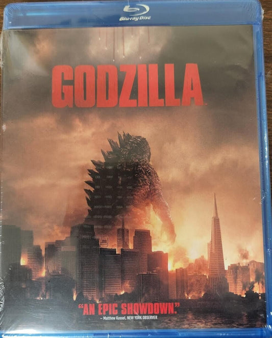 Godzilla (Blu-ray, 2014) NEW SEALED Action Sci-fi Kaiju Bryan Cranston