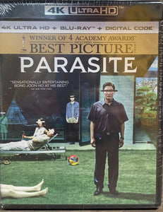 Parasite NEW SEALED (4K Ultra HD + Blu-ray, 2019) Drama Thriller Bong Joon Ho