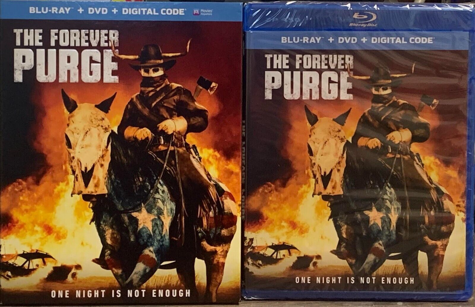 The Forever Purge (Blu-ray + DVD, 2021) NEW SEALED Horror Slipcover