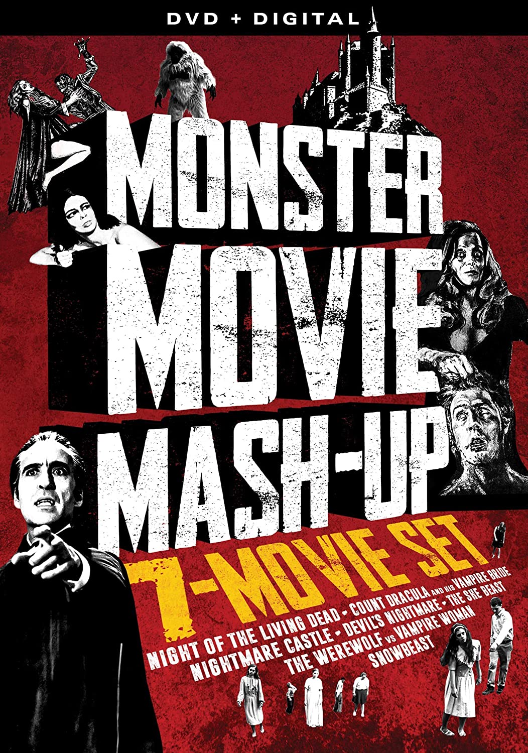 Monster Movie Mash-Up (DVD + Digital) 7-Movie Set