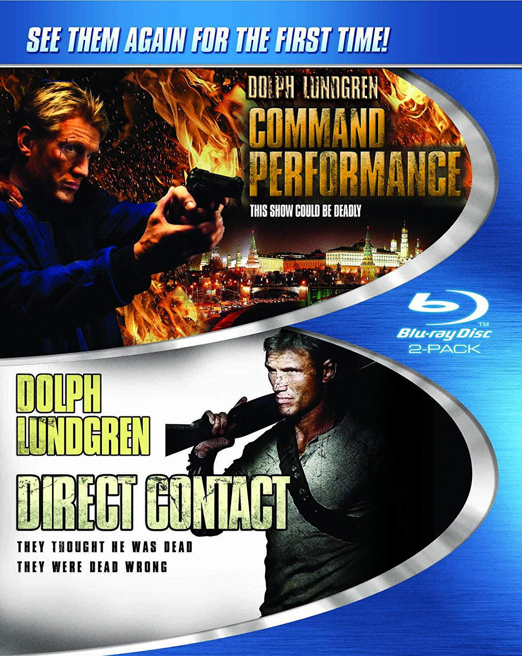 Dolph Lundgren Double Feature: Command Performance / Direct Contact Blu-ray