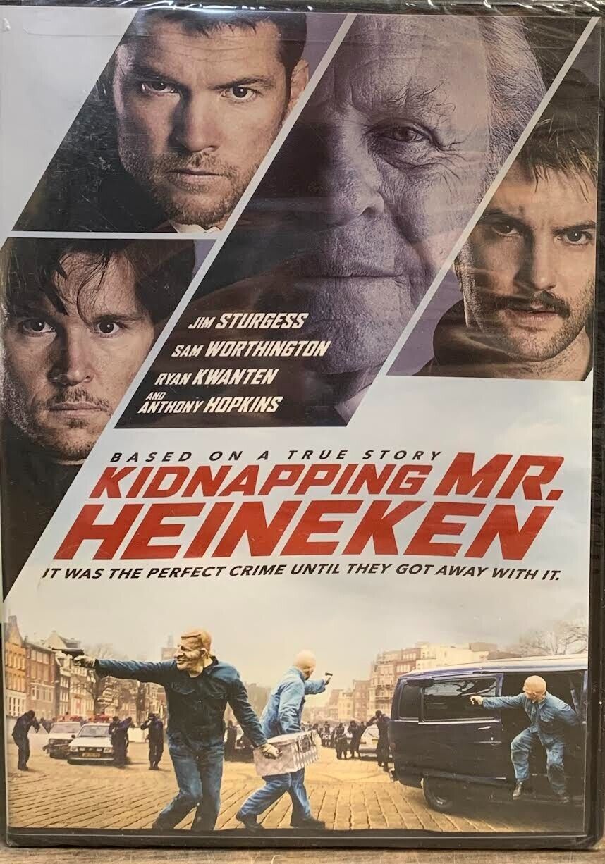 Kidnapping Mr. Heineken (DVD, 2014) BRAND NEW SEALED Crime Drama Anthony Hopkins
