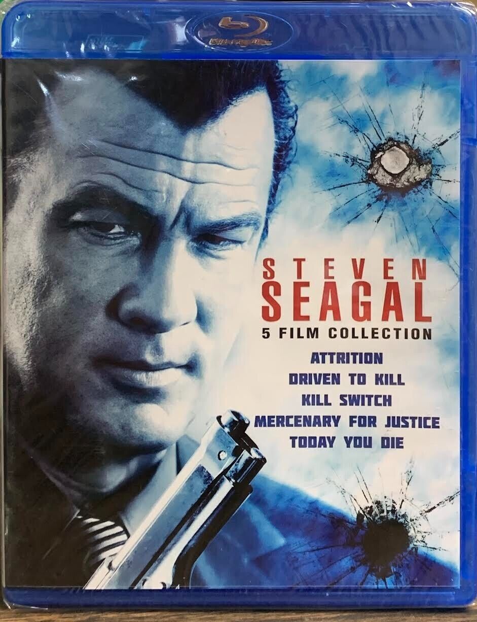 Steven Seagal 5-Film Collection (Blu-ray, 2021) NEW SEALED Action