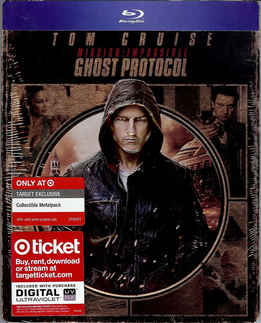 Mission Impossible: Ghost Protocol Blu-ray + Digital Metalpak Steelbook