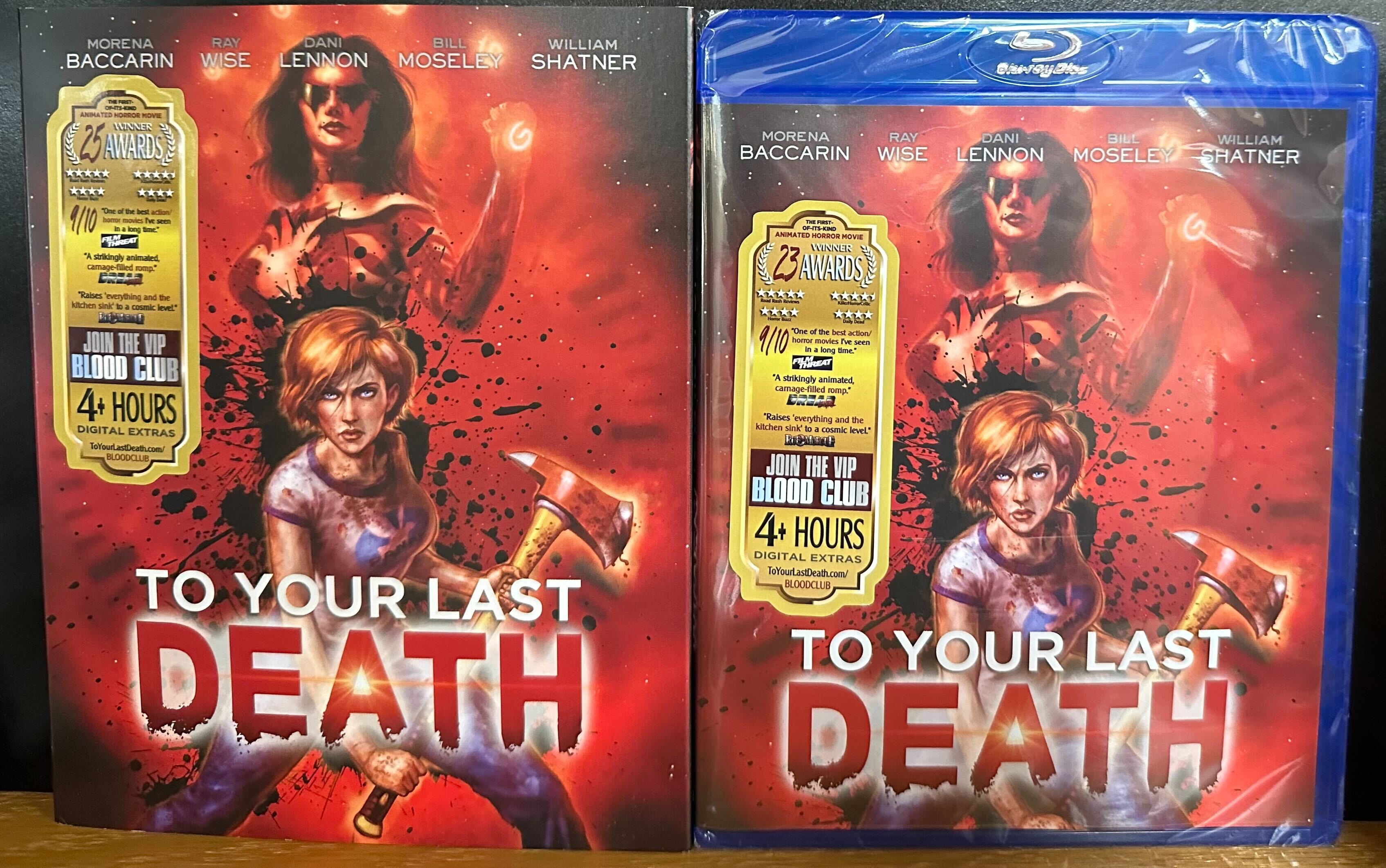 To Your Last Death (Blu-ray, 2019) NEW SEALED SLIPCOVER Horror