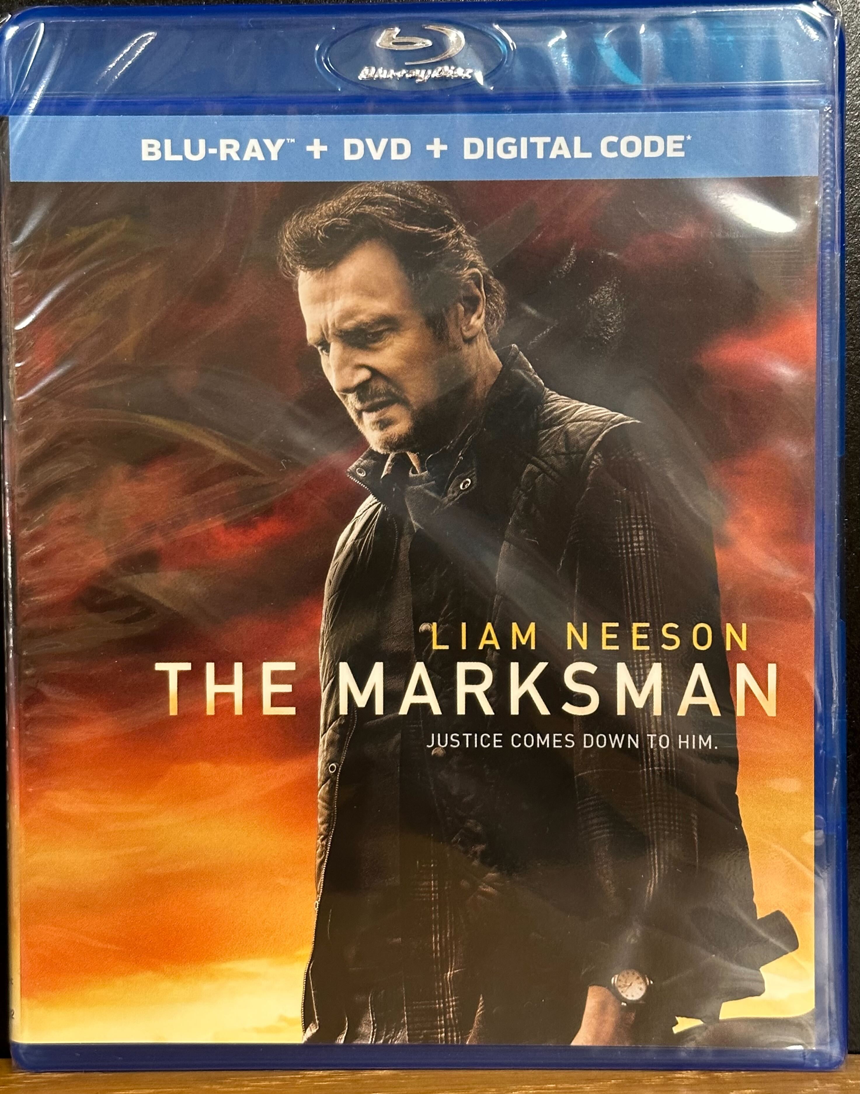 The Marksman (Blu-ray, 2021) NEW SEALED Liam Neeson Thriller
