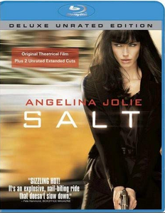 Salt (Deluxe Unrated Edition) Blu-ray (TORN PAPER)