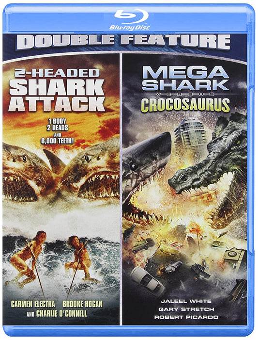 2-Headed Shark Attack / Mega Shark VS Crocosaurus (Double Feature) Blu-ray