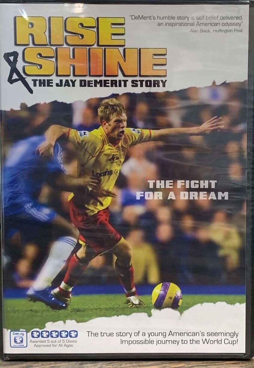 Rise and Shine: The Jay DeMerit Story NEW SEALED (DVD, 2012) Documentary Sports