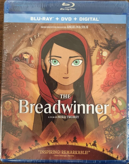 The Breadwinner (Blu-ray + DVD, 2017) NEW SEALED Drama Animation